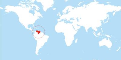 Mapa venezuela kokapena munduarekin