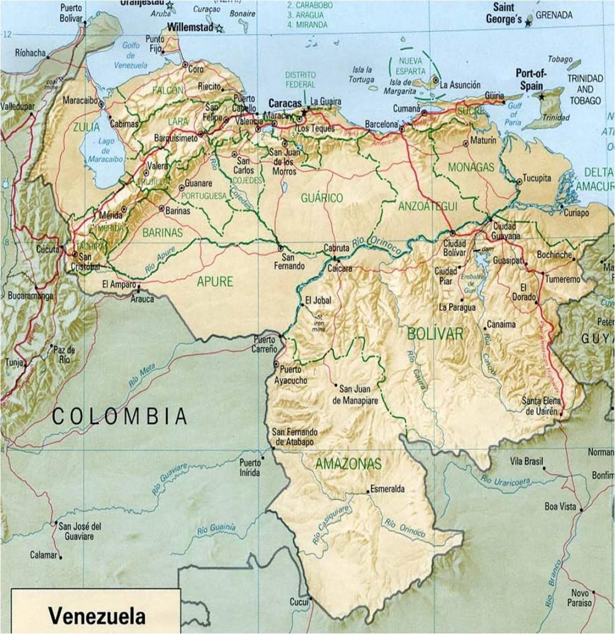 mapa venezuela ibaiaren