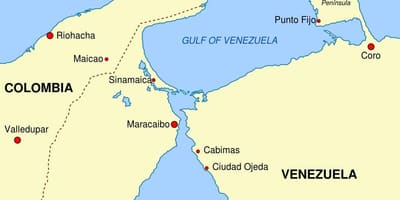 Mapa golkoan venezuela