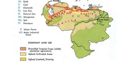 Mapa venezuela baliabide naturalak