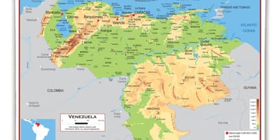 Mapa venezuela kota